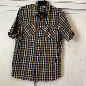 Rocawear SS Button down Plaid Shirt